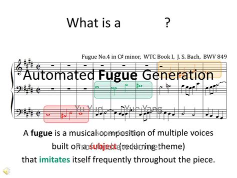 PPT - Automated Fugue Generation PowerPoint Presentation, free download ...