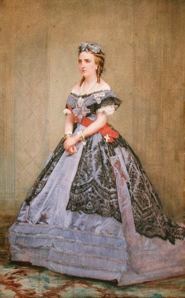 Portrait Of Charlotte Of Saxe Cobourg Gotha Princess Of Belgium And