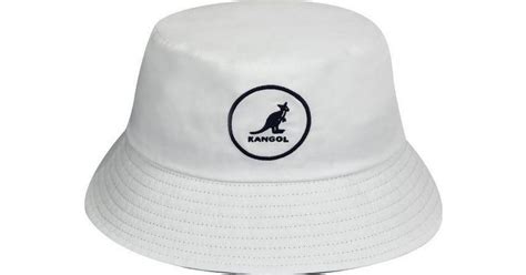 Kangol Cotton Bucket Hat White Stores Prices