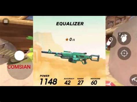 EQUALIZER Machine Gun Game Play GUNS Of BOOM YouTube