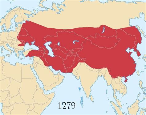 Genghis Khan | Empire, Map, History