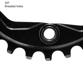 BLACKseries By ABSOLUTE BLACK Chainring Oval 1 Speed BCD 104 4 Bolt