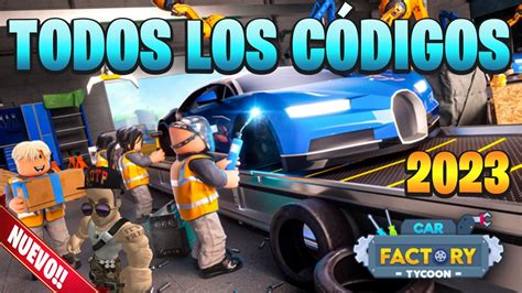 TODOS los CÓDIGOS de CAR FACTORY TYCOON activos GEMAS GRATIS