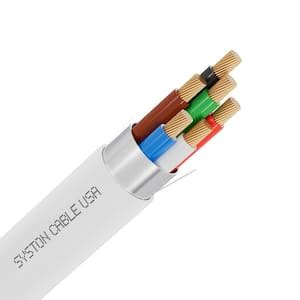 Have a question about Syston Cable Technology 20 ft. 22/6 White CMP Plenum-Rated Shielded Fire ...