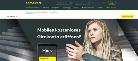 Comdirect Girokonto Mit Kostenloser Kreditkarte Und Zufrie Denheitsgarantie