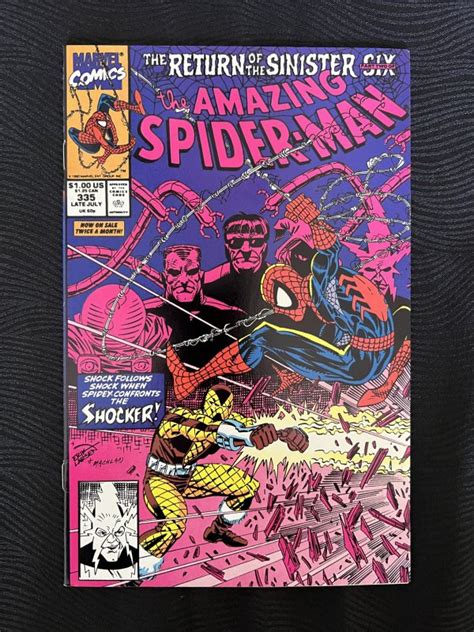 The Amazing Spider Man 335 1990 NM VF Comic Books Copper Age