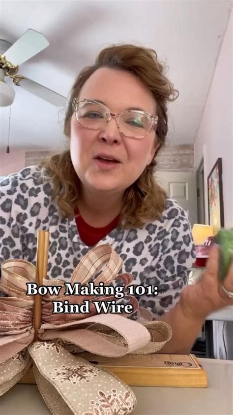 Bow Making How To Make A Wreath Bow Using Bind Wire How To