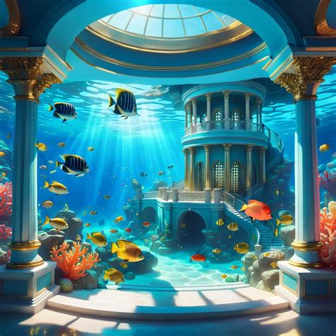 Underwater Palace Ai Generated Artwork Nightcafe Creator