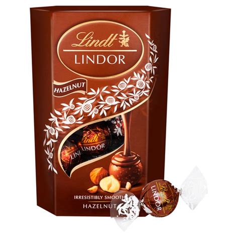 Lindt Lindor Milk Hazelnut Chocolate Truffles 200g Moonpig