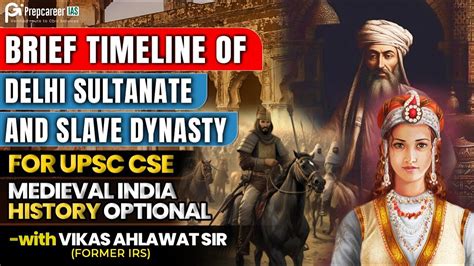 Brief Timeline Of Delhi Sultanate And Slave Dynasty For Upsc Cse