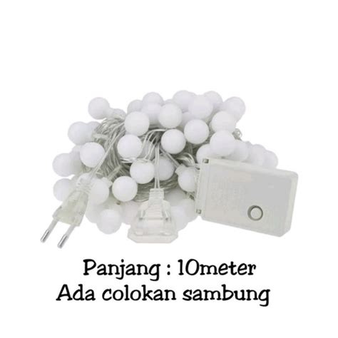 Jual Lampu Tumblr Hias Bola Anggur Lampu Pohon Model Bulat Led