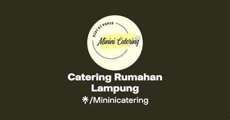 Catering Rumahan Lampung Linktree