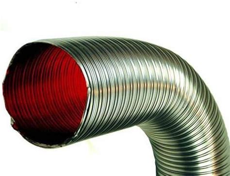 Газоход гофрированный d 115 мм (2м) из нержавеющей стали купить недорого