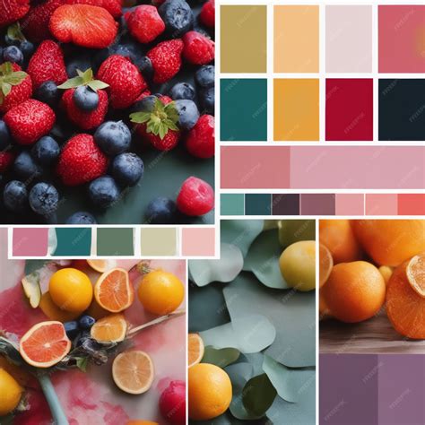 Premium Photo | Mood Board Colors Inspiration Color of my Mind