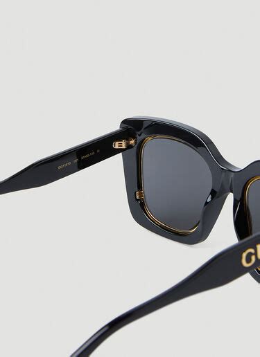 Gucci Oversized Square Frame Sunglasses Ln Cc