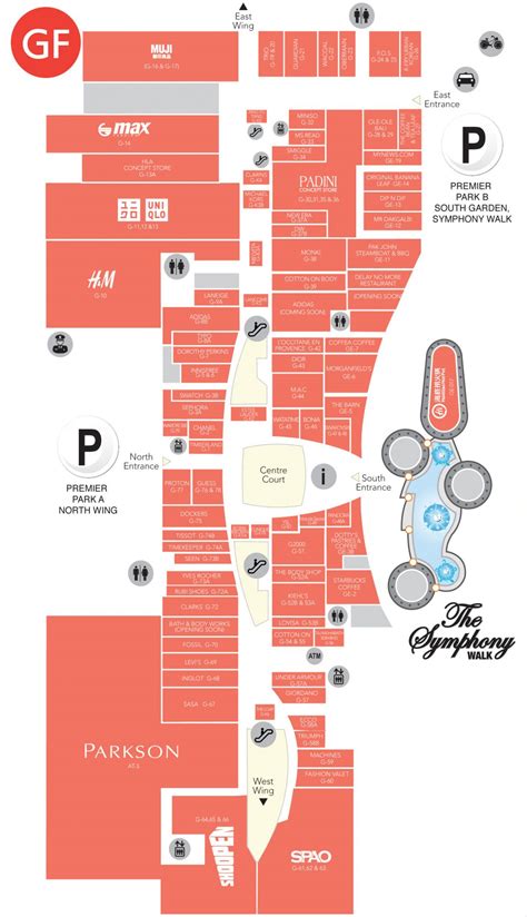 Map Of Mall Of Asia