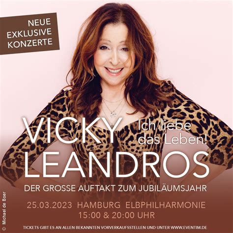 VICKY LEANDROS Gibt 2023 Konzerte In Der Hamburger Elbphilharmonie