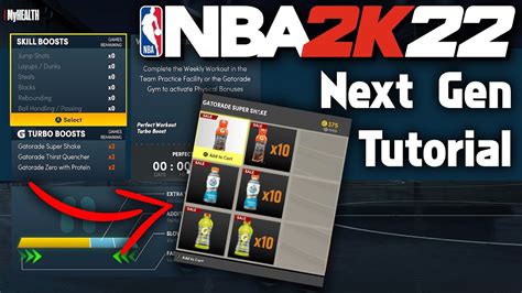 How To Get Gatorade Boosts In Nba K Nba K Next Gen Tutorial