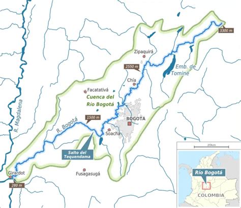 Río Bogotá Historia Mapa Nacimiento Y Más