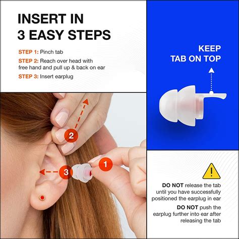 Earpeace High Fidelity Music Earplugs For Concerts Reusable Hearing Protection 26db Noise