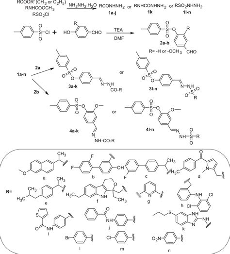 Synthetic Route To Target Compounds Download Scientific Diagram