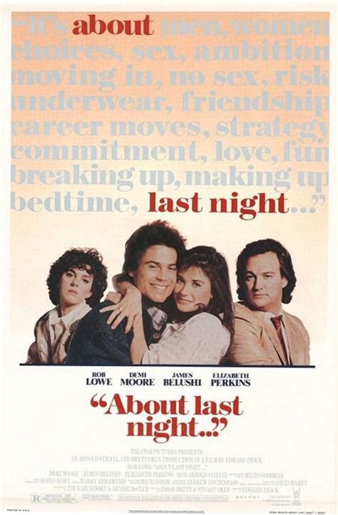 About Last Night... (1986) Poster #1 - Trailer Addict