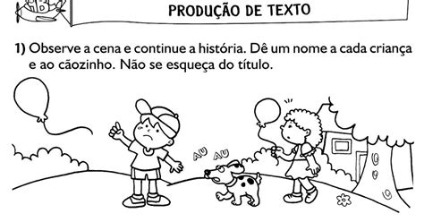 Produção De Texto 5o Ano Continue A Historia