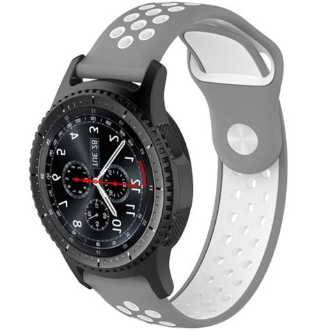 Curea Ceas Smartwatch Samsung Gear S3 IUni 22 Mm Silicon Sport Grey