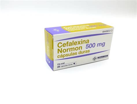 CEFALEXINA NORMON 500 mg CAPSULAS DURAS 12 cápsulas Precio 3 39