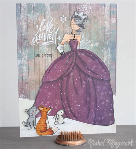 Paper Doll Art Journal | January 2015 (video) (Nichol Spohr LLC)