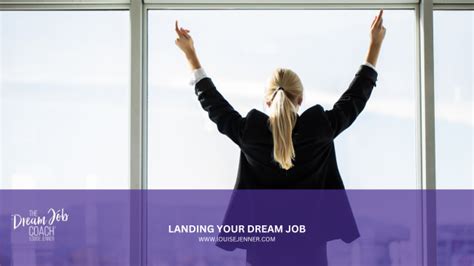 Landing Your Dream Job Louise Jenner The Dream Job Coach