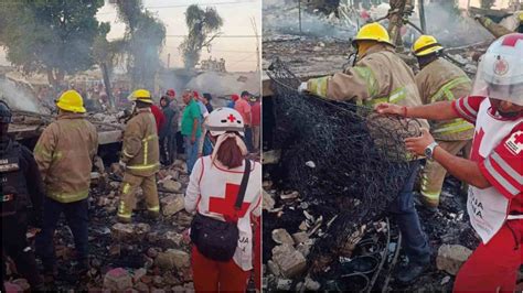 Explosión en Bodega de Pirotecnia Deja 3 Muertos en Texmelucan Puebla N