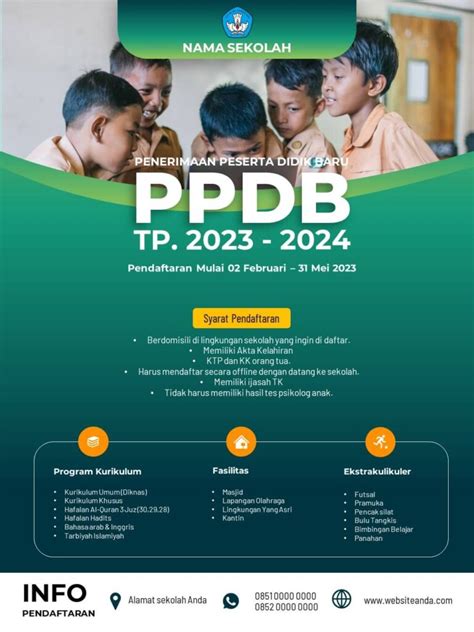 Kumpulan Desain Template Ppdb Terbaru Editable Powerpoint Ppt