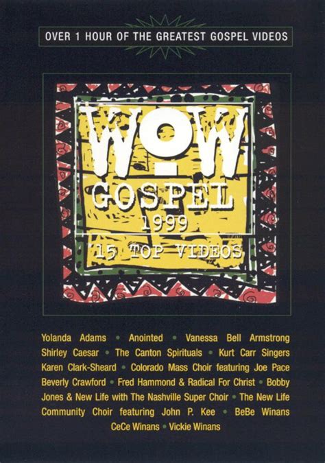 Best Buy Wow Gospel 1999 15 Top Videos Dvd 1999