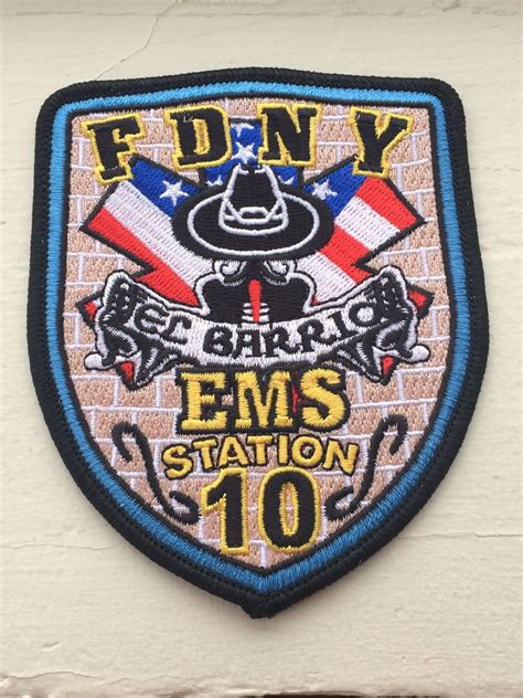 Fdny Ems Station 10 El Barrio Patch Firefighter Patches For Sale