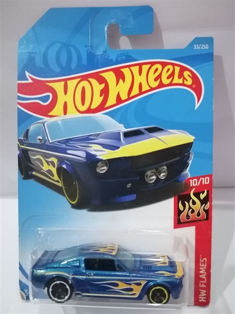 Hot Wheels Hw Flames Shelby Gt Metalflake Blue