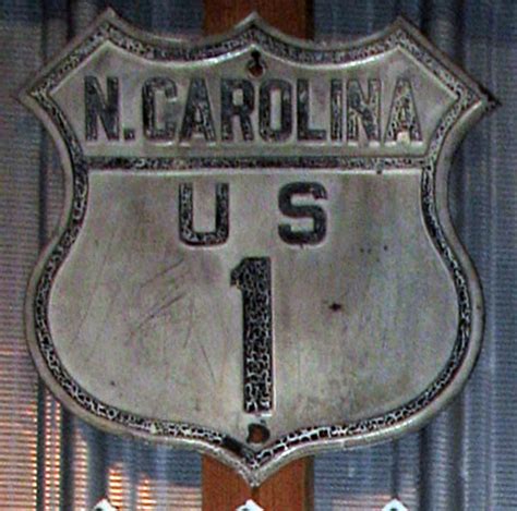 North Carolina U S Highway 1 Aaroads Shield Gallery