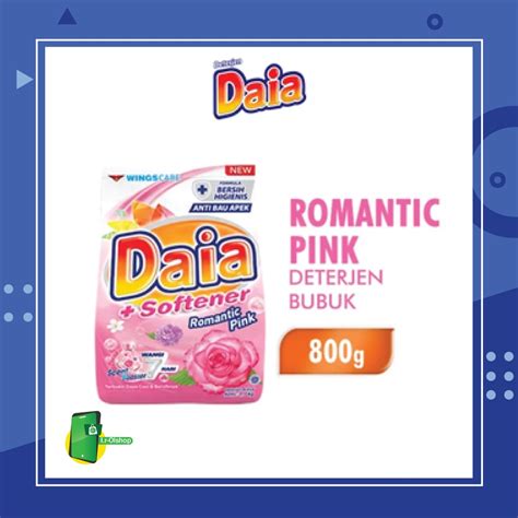 Jual Daia Deterjen Bubuk Romantic Pink Gr Shopee Indonesia