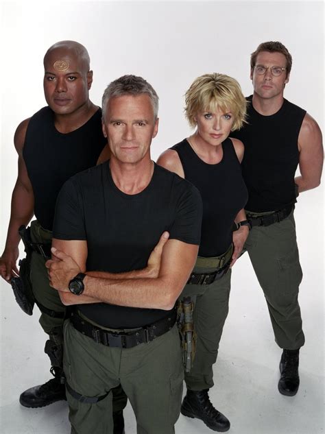 Photo Richard Dean Anderson Michael Shanks Amanda Tapping Et