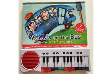 The Wheels On The Bus And Other Play Along Songs Keyboard Musical Book Booky Wooky