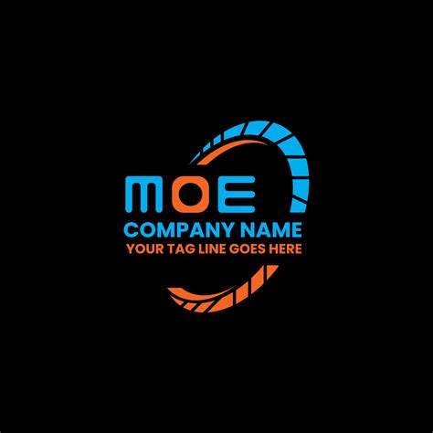 MOE letter logo creative design with vector graphic, MOE simple and modern logo. MOE luxurious ...