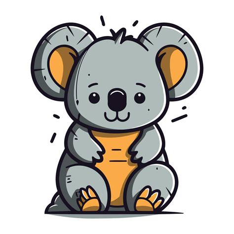 Cute Koala Vector Illustration Cute Cartoon Koala Character 33838716