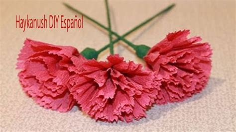 Como Hacer Flores De Papel Crepe