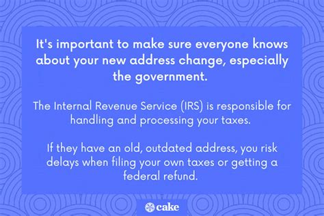 How To Notify The Irs Of A Change Of Address Step By Step Cake Blog