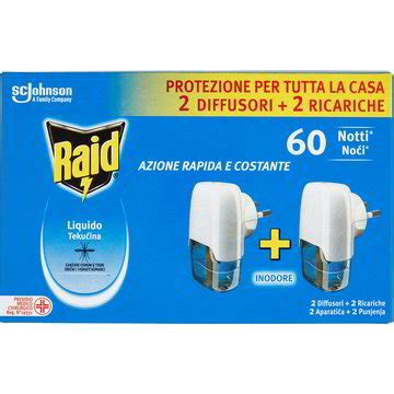 Antizanzare Tigre E Comuni Eucalipto Diffusore X Raid Pz Coop Shop