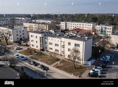 Aerial View Of Stalowa Wola Capital City Of Stalowa Wola County In