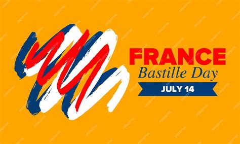 Premium Vector | Bastille Day in France National happy holiday French ...