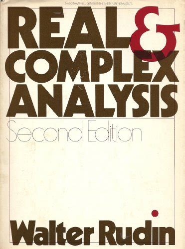 Real And Complex Analysis Rudin Walter 9780070941892 Zvab