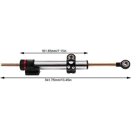 Dasing Universeller Motorrad Lenkungsdämpfer Stabilisator Lenkungs