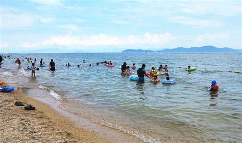 Best Place To Swim In Lake Biwa Omimaiko Swimming Beach Is Easy Access